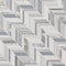 Msi Harlow Chevron 11.55 In X 12.48 In. Glass Mosaic Wall Tile, 10PK ZOR-MD-0417 - alternate 2